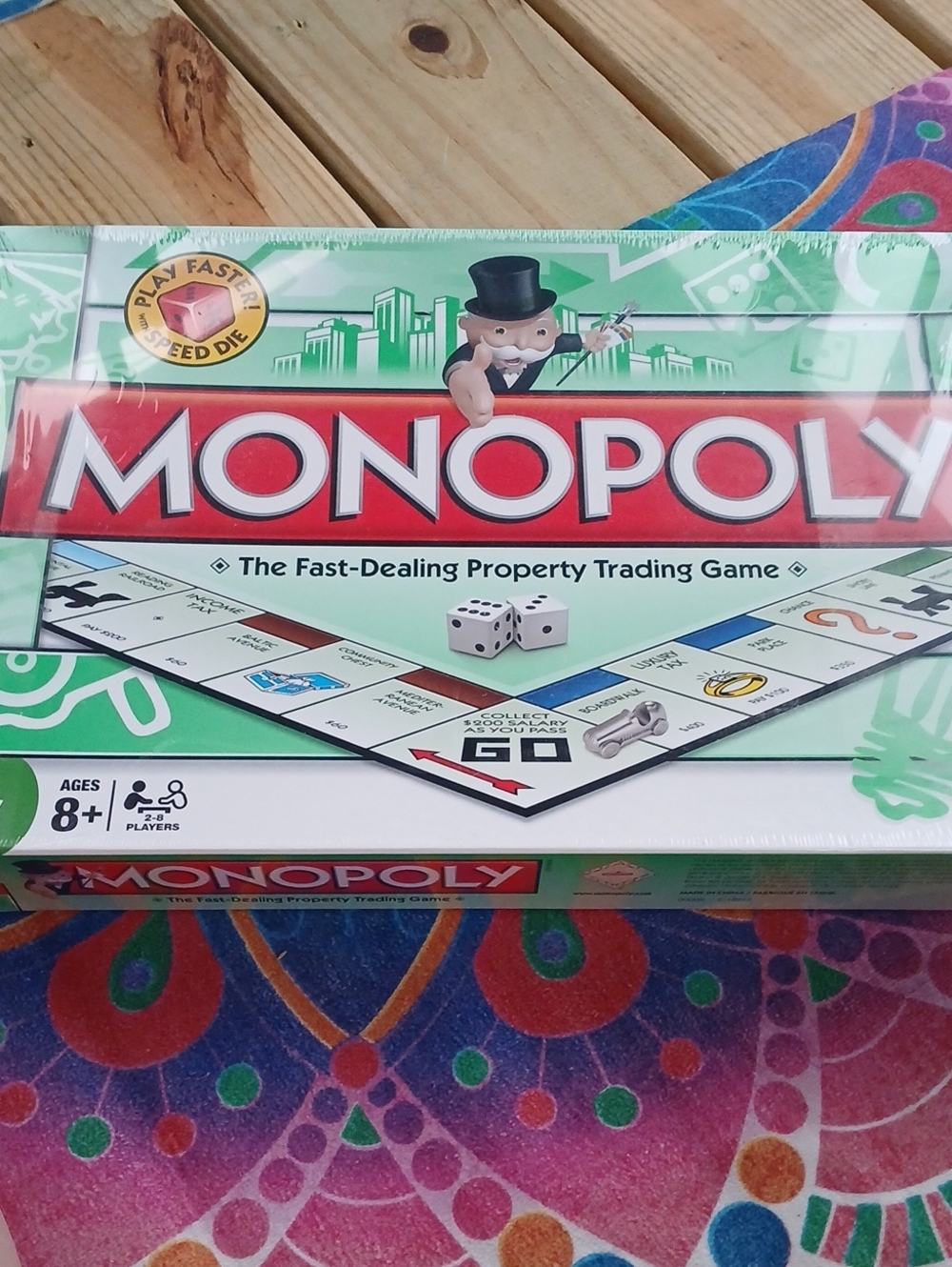 Hasbro Monopoly Board Game - Red and Green Box
